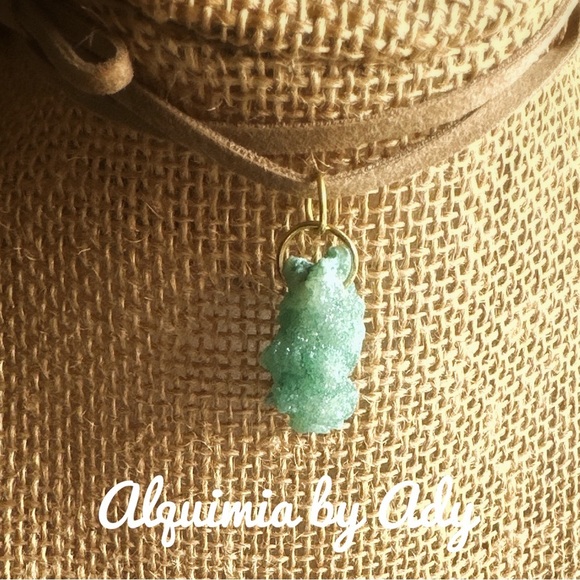 Alquimia Green and Tan Necklace Exquisite Jewelry - Picture 1 of 1